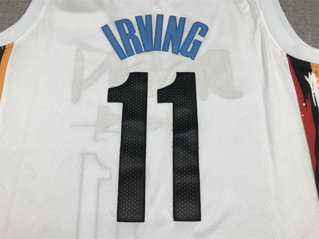 Men's Brooklyn Nets Kyrie Irving White 2022/23 Swingman Jersey - City Edition