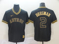 Men's Houston Astros Alex Bregman Black Replica Player Jersey