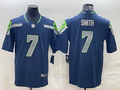 Men's Seattle Seahawks Geno Smith Navy Game Jersey