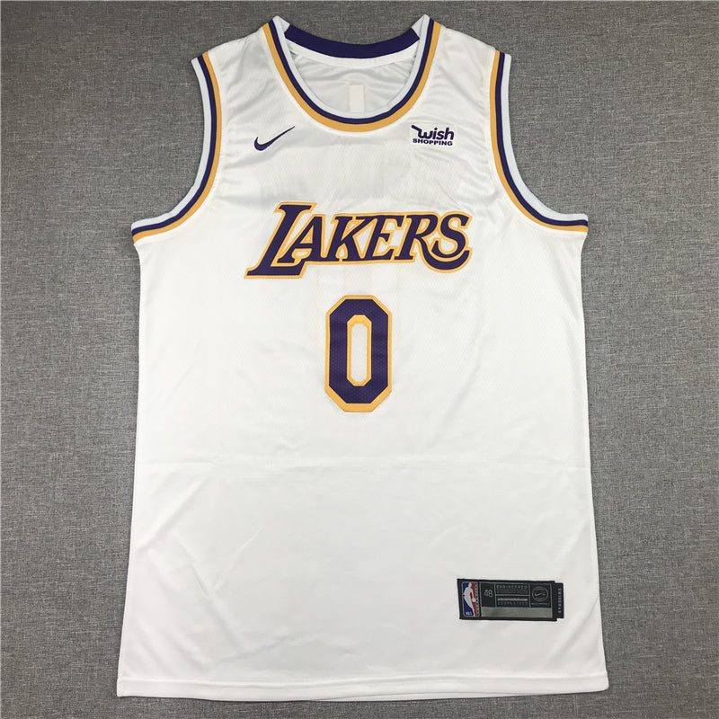 Men's Los Angeles Lakers Russell Westbrook NBA White 2020/21 Swingman Jersey