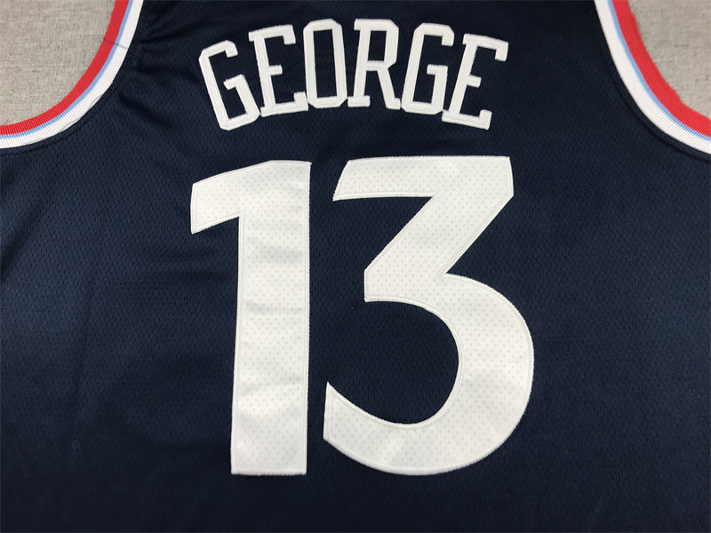 Men's LA Clippers Paul George Navy Swingman Jersey