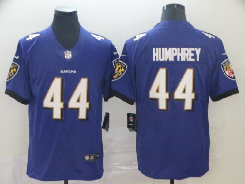 Men's Baltimore Ravens Marlon Humphrey Purple Game Player Jersey