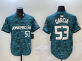 Men's American League Adolis Garcia Teal 2023 MLB All-Star Game Limited Player Jersey
