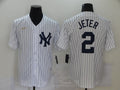Men's New York Yankees Derek Jeter White Player Jersey