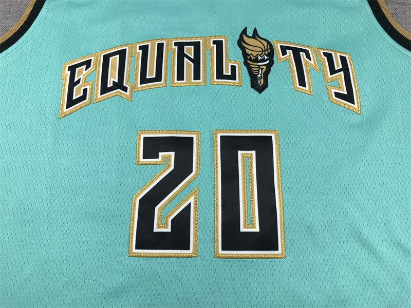 Men's New York Liberty Sabrina Ionescu Teal Replica Player Jersey