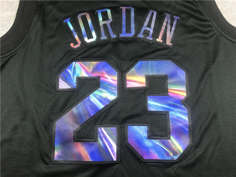 Men's Chicago Bulls Michael Jordan Black Classics Swingman Player Jersey