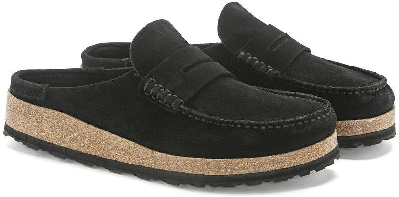 Birkenstock Boston Suede 1024891 Black Narrow Sandals