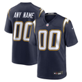 Men's Los Angeles Chargers Navy Alternate Super Chargers Game Custom Jersey