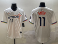 Men's Houston Astros Cam Smith White 2025 City Connect Limited Player Jersey