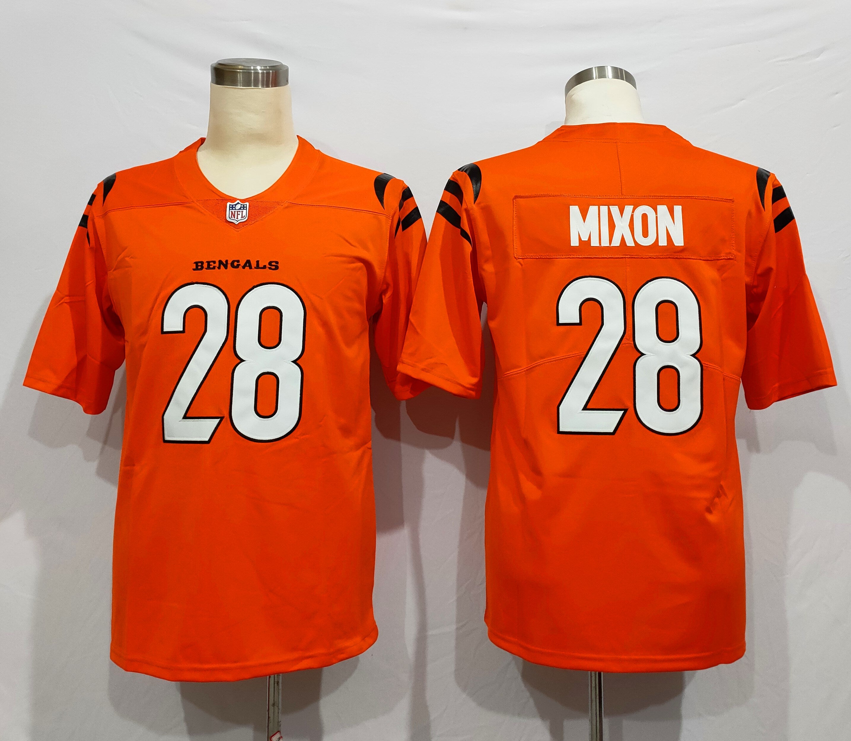 Men's Cincinnati Bengals Joe Mixon Orange Alternate Game Jersey