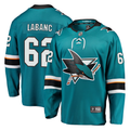 Men's San Jose Sharks Kevin Labanc Teal Home Breakaway Player Jersey