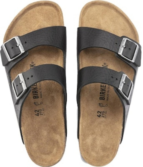 Birkenstock Arizona 1023141 Black Narrow Slide Sandals