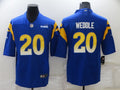 Men's Los Angeles Rams Eric Weddle Blue Game Jersey