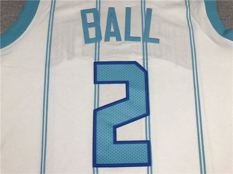 Men's Charlotte Hornets LaMelo Ball White 2020-21 swingman jersey
