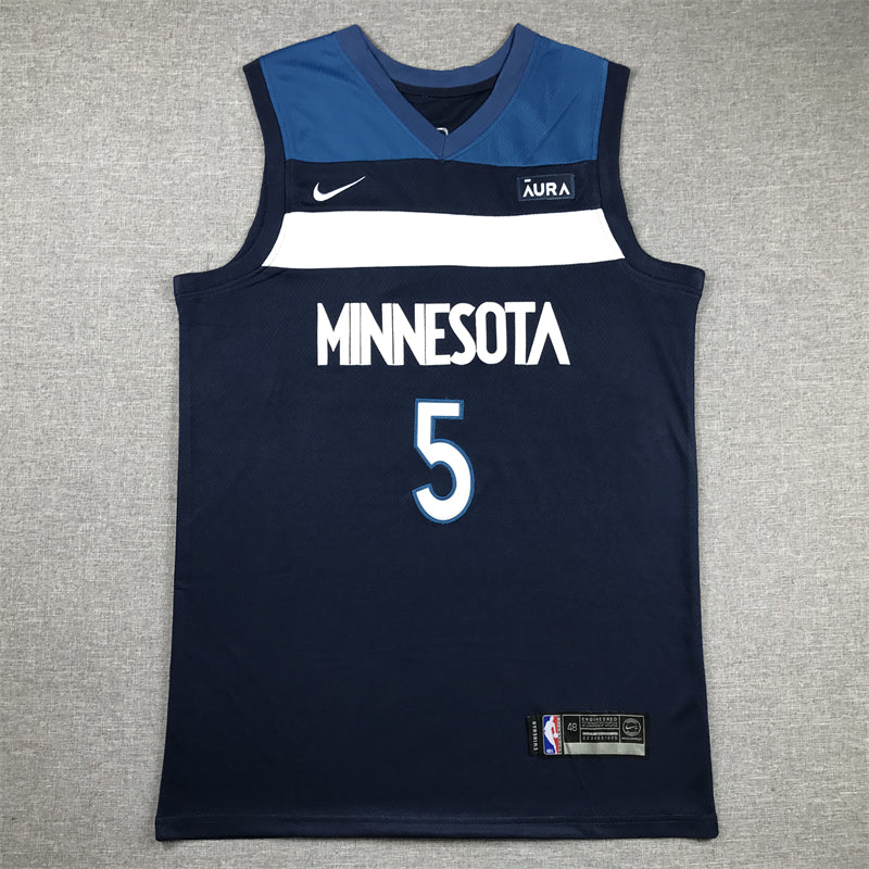 Men's Minnesota Timberwolves Anthony Edwards Navy Swingman Jersey - Icon Edition