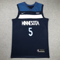 Men's Minnesota Timberwolves Anthony Edwards Navy Swingman Jersey - Icon Edition