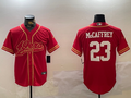 Men's San Francisco 49ers Christian McCaffrey Scarlet Team Game Jersey