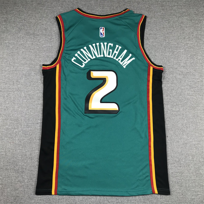 Men's Detroit Pistons Cade Cunningham Teal 2022/23 Swingman Jersey - Classic Edition