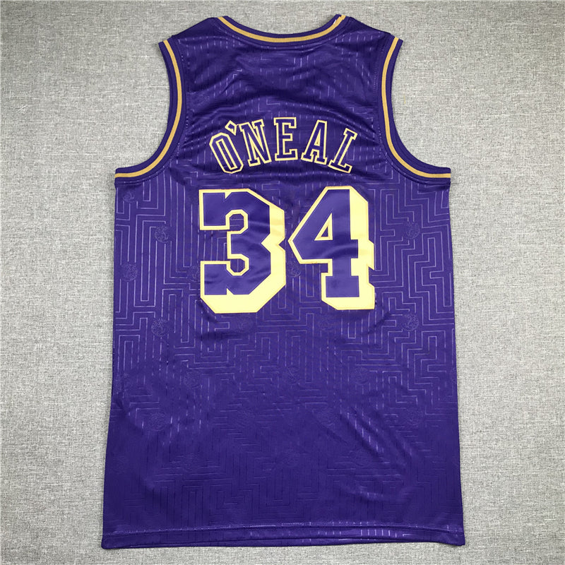 Men's Los Angeles Lakers Shaquille O'Neal Hardwood Classics Swingman Jersey