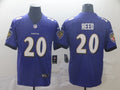 Men's Baltimore Ravens Ed Reed Purple Game Jersey