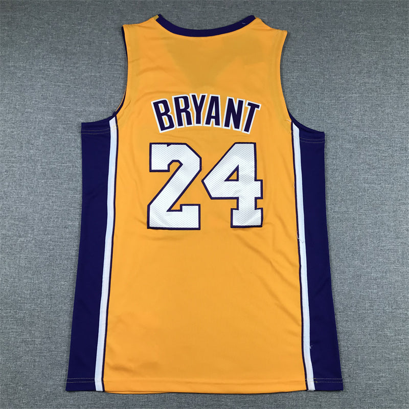 Men's Los Angeles Lakers Kobe Bryant Gold 2007-08 Hardwood Classics Swingman Jersey