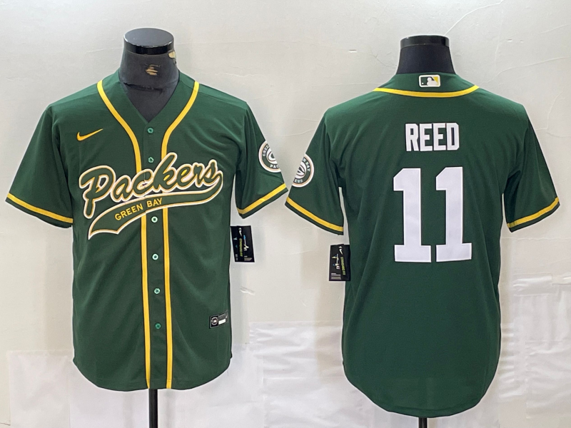 Men's Green Bay Packers Jayden Reed Green Player Jersey Joint Edition