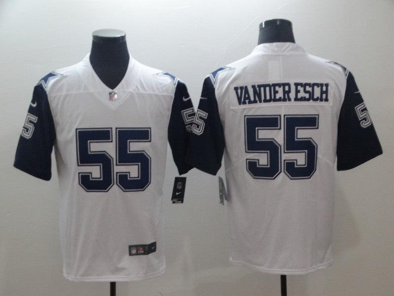 Men's Dallas Cowboys Leighton Vander Esch White Game Jersey