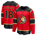 Men's Ottawa Senators Tim Stutzle Fanatics Red Alternate Breakaway Jersey