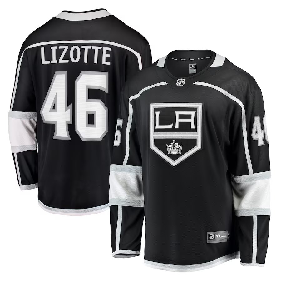 Men's Los Angeles Kings Blake Lizotte Black Home Breakaway Player Jersey