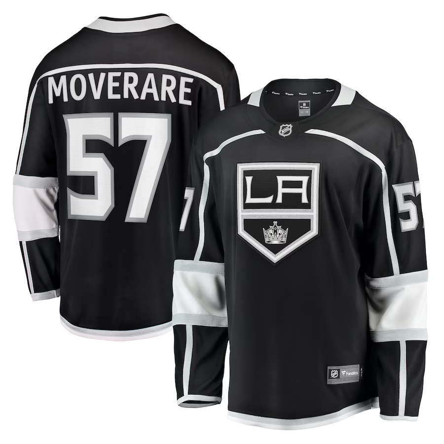 Men's Los Angeles Kings Jacob Moverare Black Home Breakaway Player Jersey