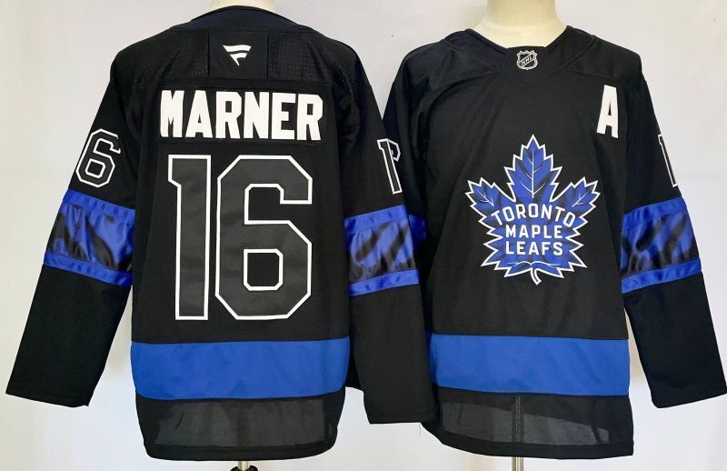 Men's Toronto Maple Leafs Mitchell Marner Fanatics Black Player Jersey