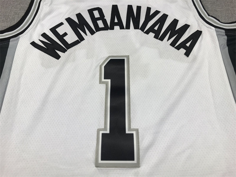 Men's San Antonio Spurs Victor Wembanyama White 2022/23 Swingman Jersey - Association Edition
