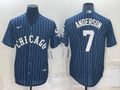 Men's Chicago White Sox Tim Anderson Blue Replica Baseball Jersey