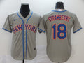 Men's New York Mets Darryl Strawberry Gray Replica Baseball Jersey