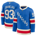 Men's New York Rangers Mika Zibanejad Fanatics Blue Centennial Premium Jersey