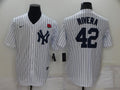 Men's New York Yankees Mariano Rivera White Replica Player Jersey