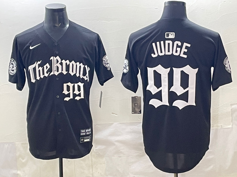 Men's New York Yankees Aaron Judge Black Alternate Player Jersey