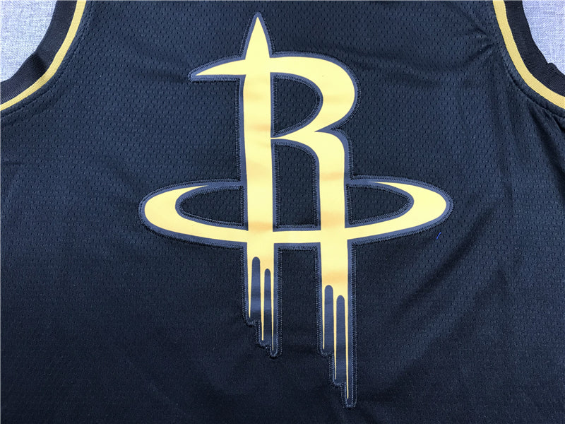 Men's Houston Rockets James Harden NBA Black Replica Player Jersey