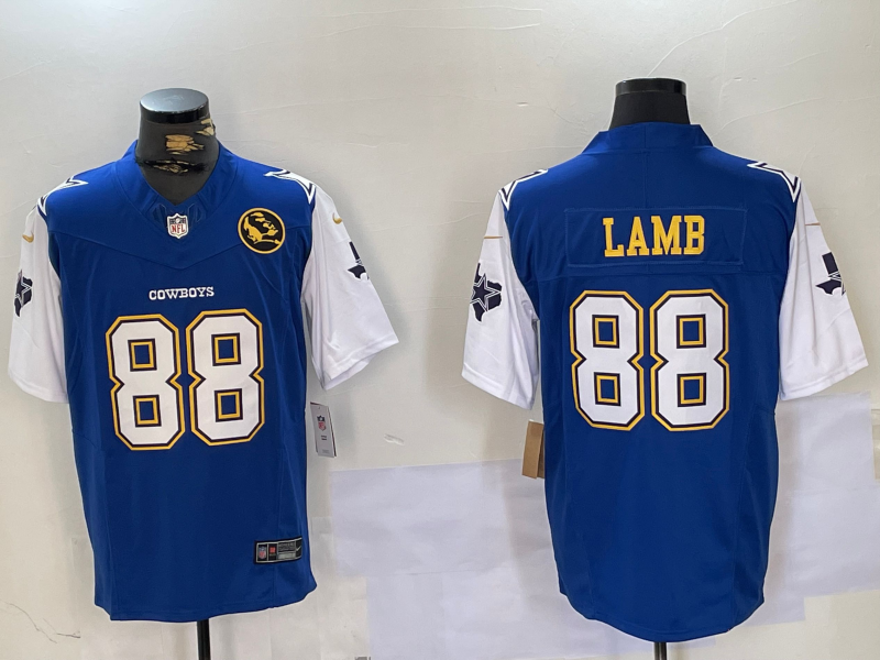 Men's Dallas Cowboys CeeDee Lamb Royal Game Player Jersey