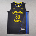 Men's Golden State Warriors Stephen Curry Black 2024/25 Swingman Jersey - Statement Edition