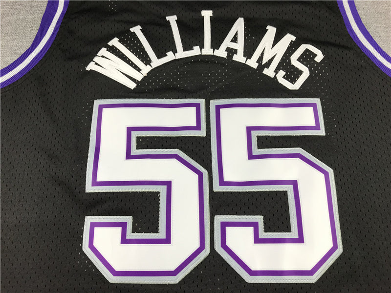 Men's Sacramento Kings Jason Williams Black Hardwood Classics Swingman Jersey