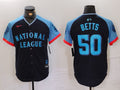 Men's National League Mookie Betts Navy 2024 MLB All-Star Game Limited Player Jersey