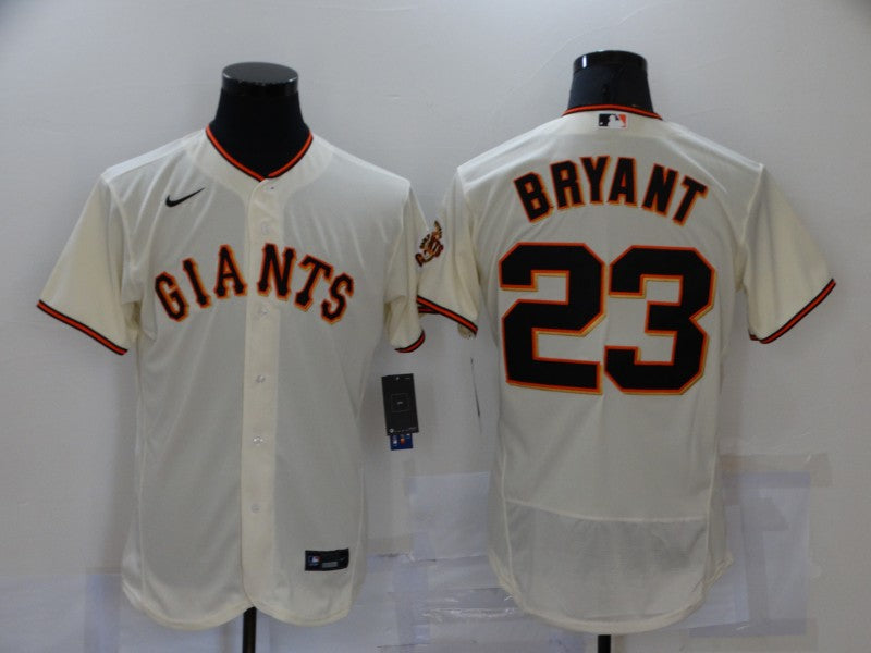Men's San Francisco Giants Kris Bryant Beige Replica Baseball Jersey