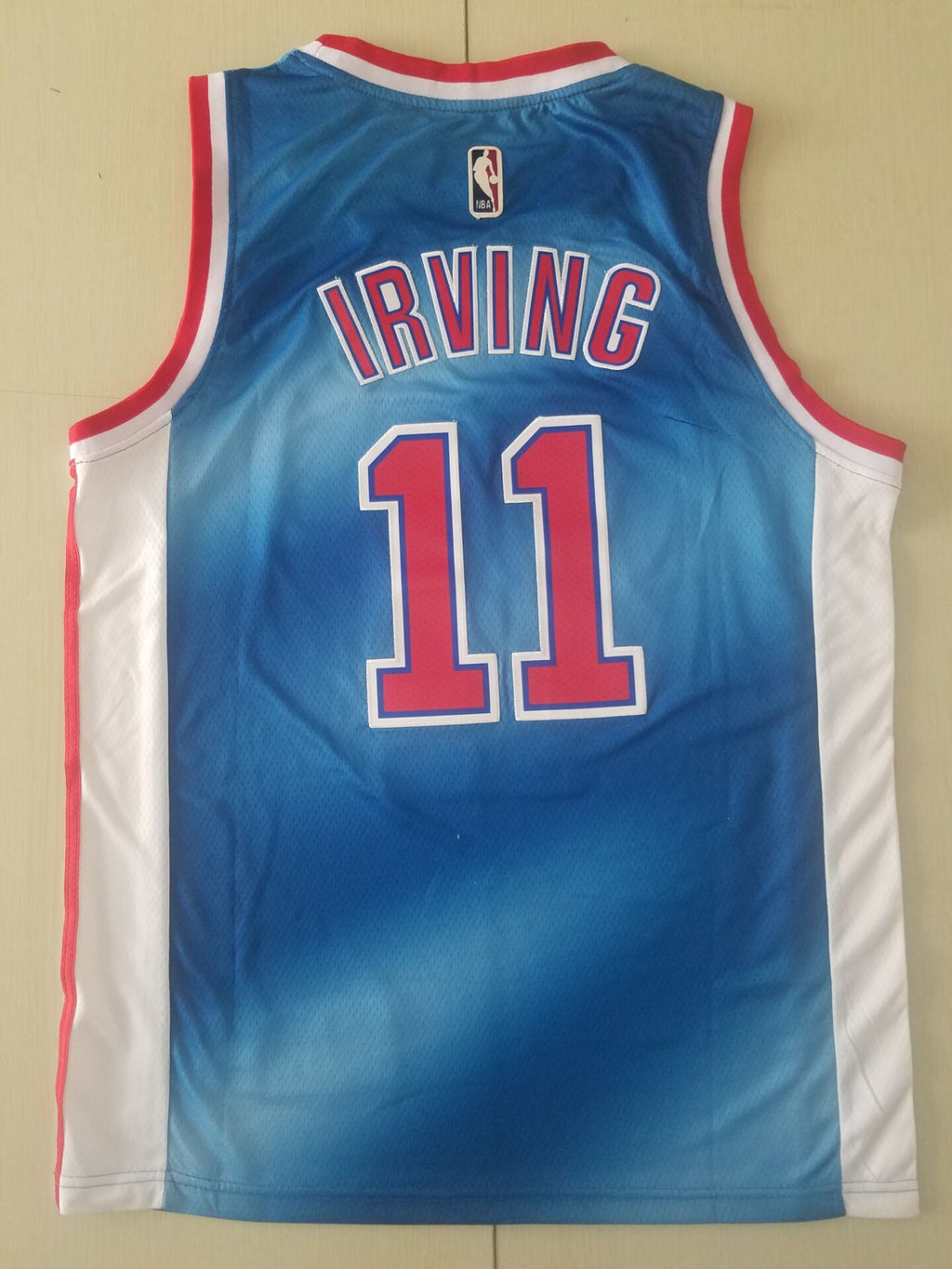 Men's Brooklyn Nets Kyrie Irving Blue Swingman Player Jersey