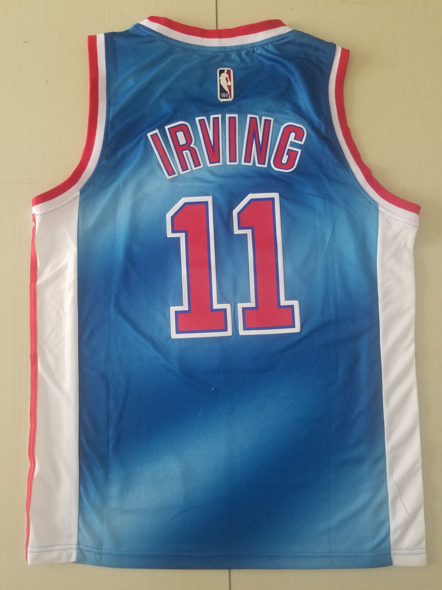 Men's Brooklyn Nets Kyrie Irving Blue Swingman Player Jersey