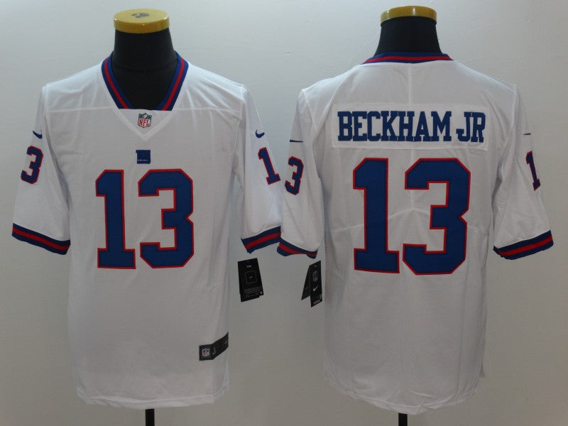 Men's New York Giants Odell Beckham Jr. White Game Player Jersey