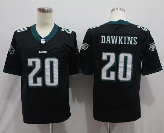Men's Philadelphia Eagles Brian Dawkins Black Game Jersey