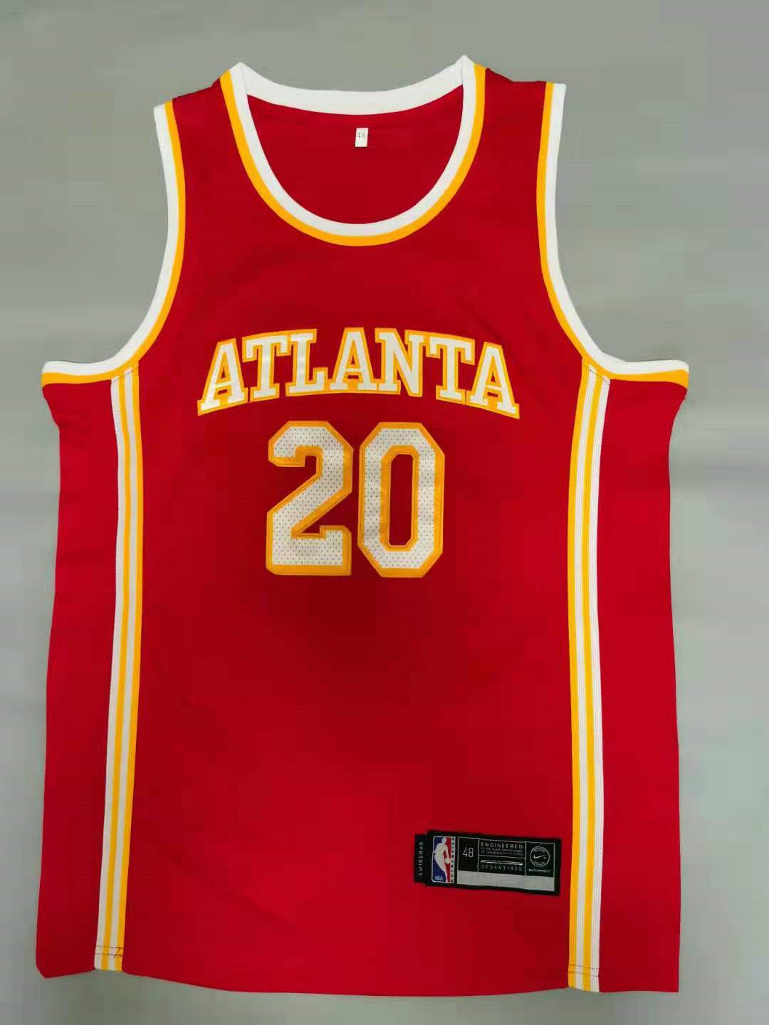 Men's Atlanta Hawks John Collins Red 2019/20 Swingman Jersey