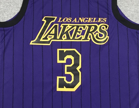 Men's Los Angeles Lakers Anthony Davis Purple NBA Swingman Jersey