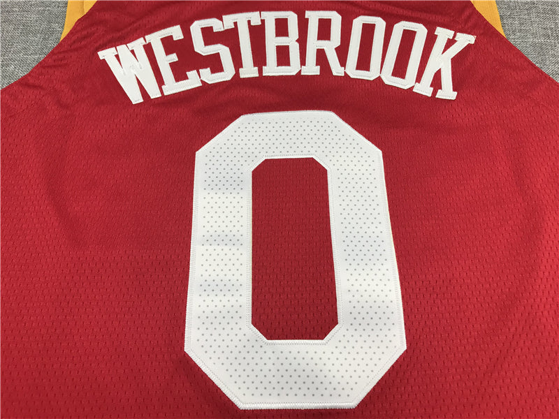 Men's Houston Rockets Russell Westbrook NBA Classics Swingman Jersey - Retro Red